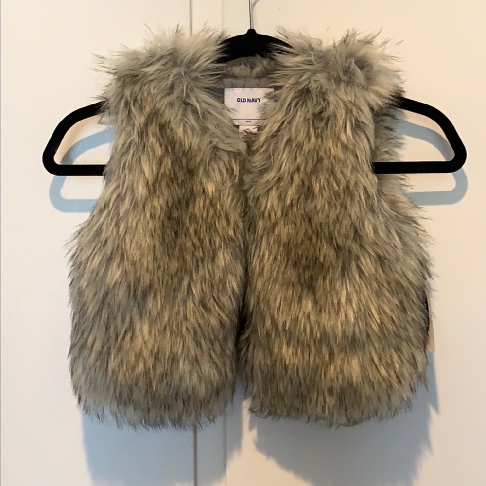 Child Old Navy Fur Vest